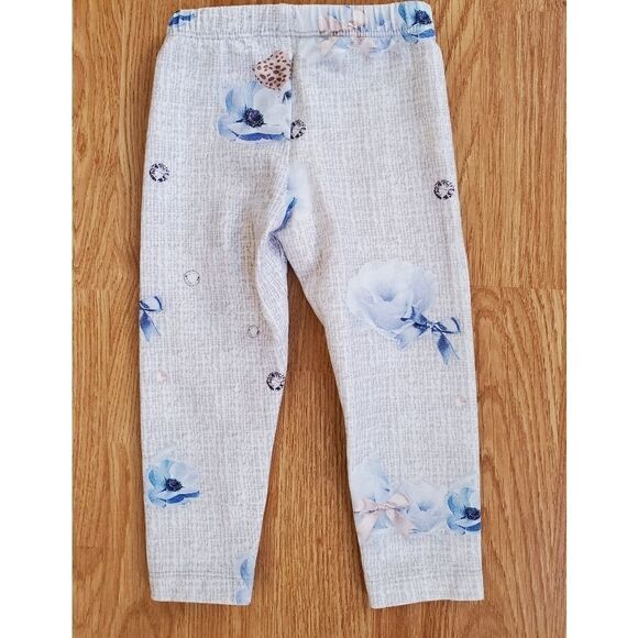 Lapin House Blue Rose Velvet Top & Leggings Set size 2 - Picture 10 of 14